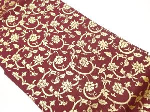 花唐草模様織出し名古屋帯